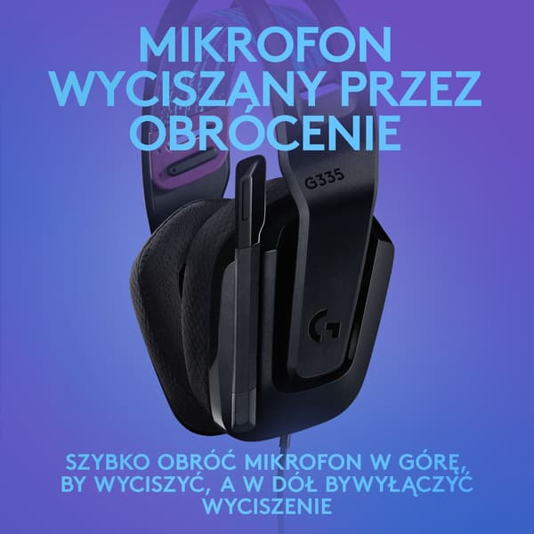 Logitech G335 Hovedtelefoner Sort (981-000978)