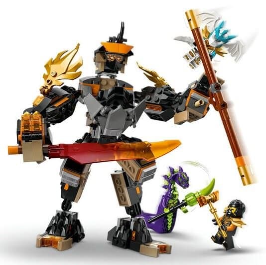 LEGO 71854 NINJAGO Coles elementar-robot og Zane i drageudrustning