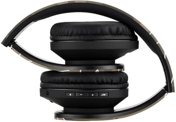 PowerLocus P2 Trådløse On-Ear Bluetooth 5.3 Hovedtelefoner Camo