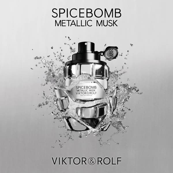 Eau de parfum til mænd Viktor & Rolf Spicebomb Metallic Musk