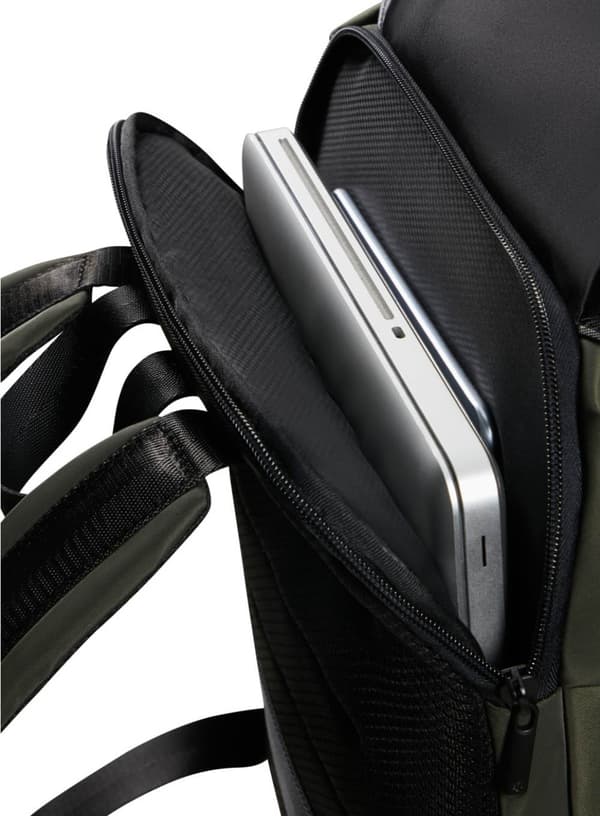 Samsonite Relyon Rygsæk 15,6\" med klap - grøn