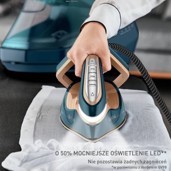 TEFAL Pro Express Vision Max GV9920E0 dampgenerator med LED-belysning