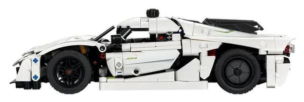 LEGO Technic 42184 Vit Koenigsegg Jesko Absolut hyperbil