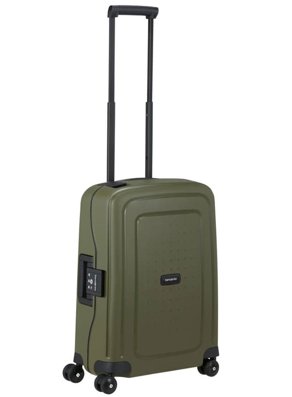 Liten resväska Samsonite S'Cure - oliv