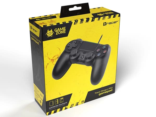 Tracer Shogun Pro-controller til PC, PS3, PS4 Kablet Sort