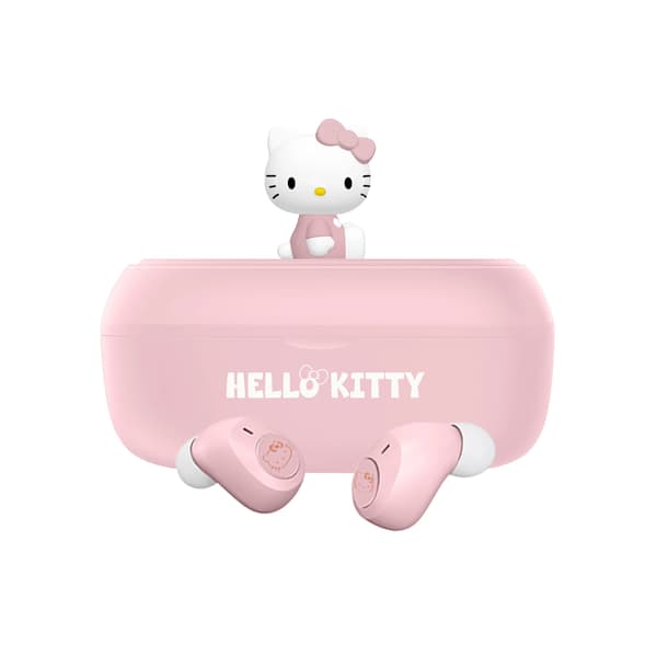 OTL Technologies Hello Kitty 3D Character Collectible TWS Hörlurar In-ear Bluetooth 5.3 Rosa