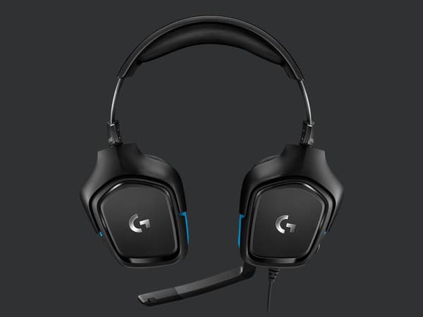 Logitech G432 Svarta hörlurar (981-000770)