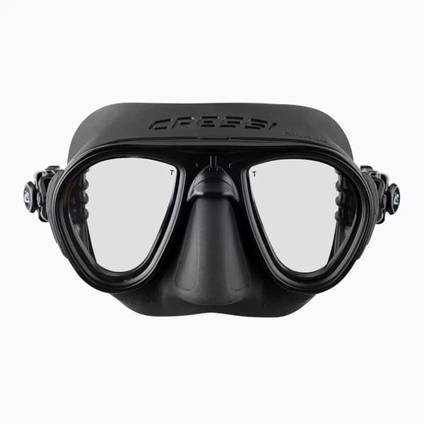 Cressi Calibro HD dykkermaske sort/sort/sølv