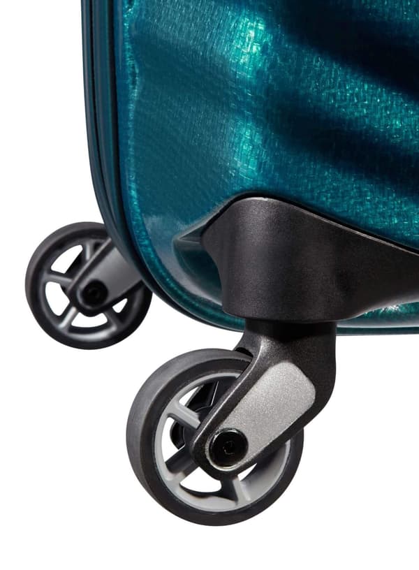 Samsonite Lite-Shock spinner mellemstor kuffert - petrolblå