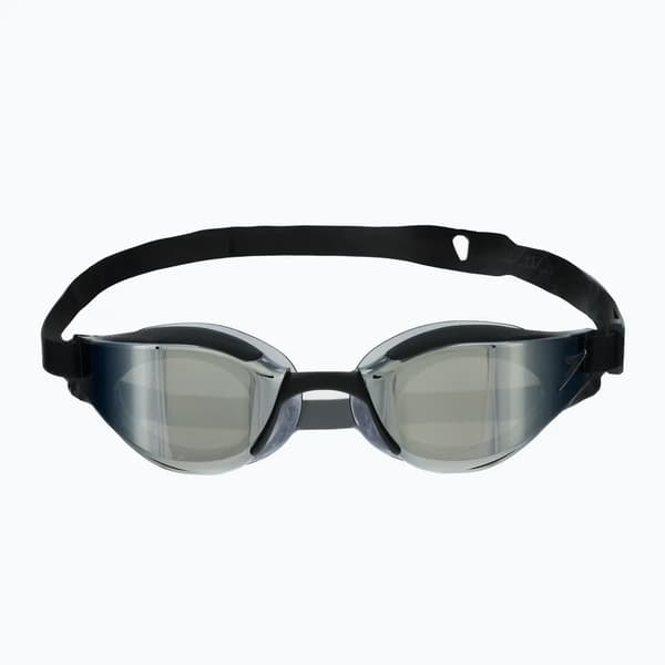 Speedo Fastskin Hyper Elite Mirror -uimalasit musta/oksidiharmaa/kromi