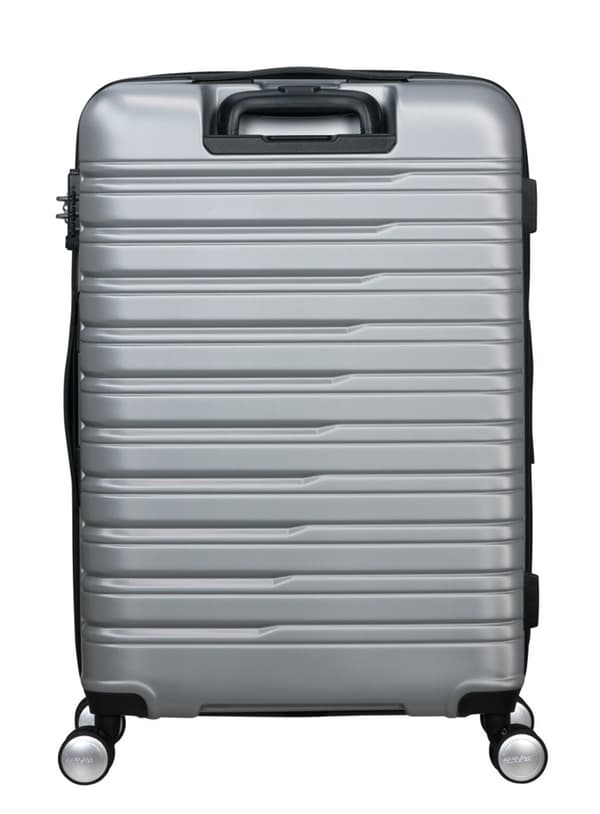 Medium resväska American Tourister Flashline - sky silver
