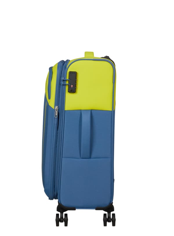 Medium resväska American Tourister Daring Dash EXP - lime / coronet