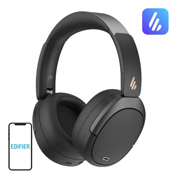 Edifier W80 Trådløse Hovedtelefoner Over-ear Bluetooth 5.4 Sort