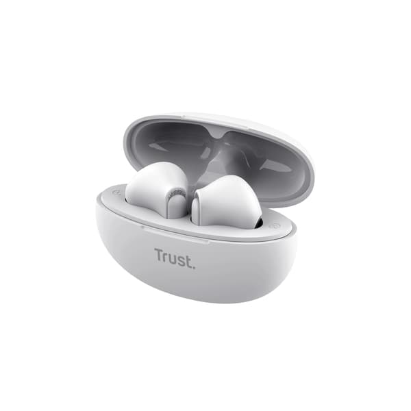Trådlösa hörlurar Trust Yavi ENC In-ear Bluetooth Vit