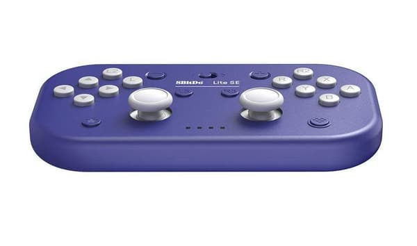 8BitDo Lite SE -ohjain Nintendo Switchille, Androidille, iOS:lle - langaton - violetti