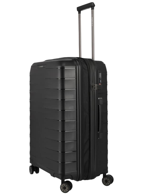 Resväska medium expanderbar Travelite Mooby - svart