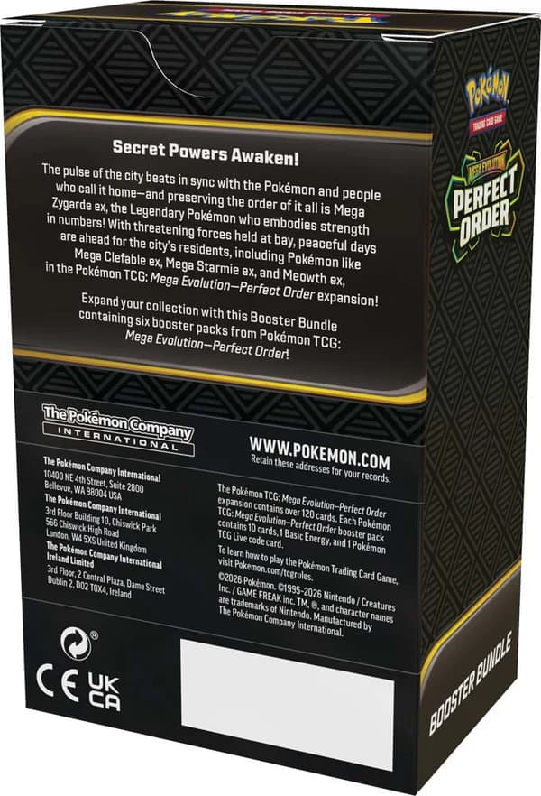 Pokémon TCG: Perfect Order - Booster Bundle