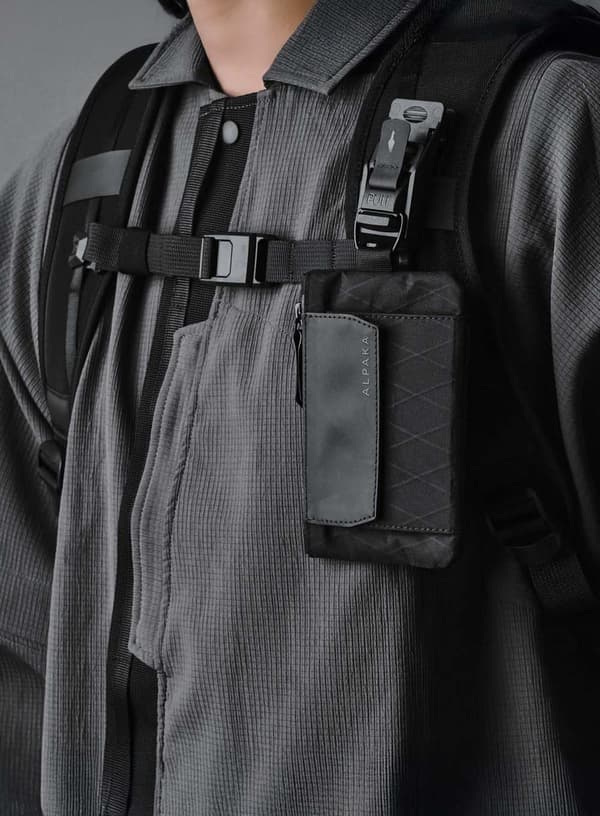 Alpaka Zip Pouch Coin pung - sort