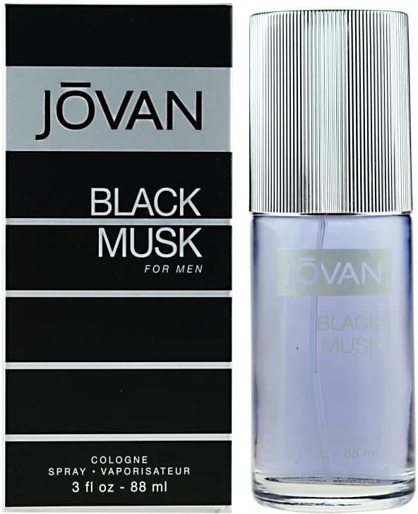 Jovan Black Musk Eau de Cologne til mænd 88 ml