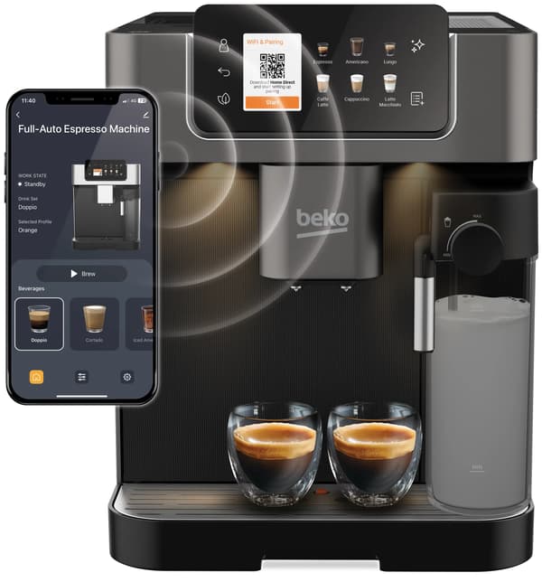 Beko CaffeExperto CEG7348DX Helautomatisk kaffemaskin Iskaffe