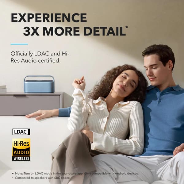 Bluetooth-högtalare Soundcore Motion X600 50W Grafit