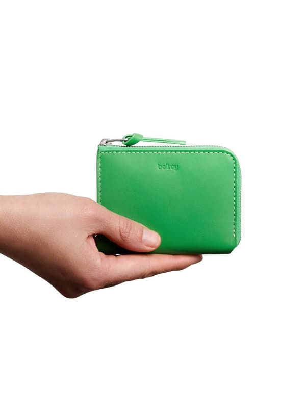 Bellroy L-Pocket nahkainen taskulompakko - neonvihreä
