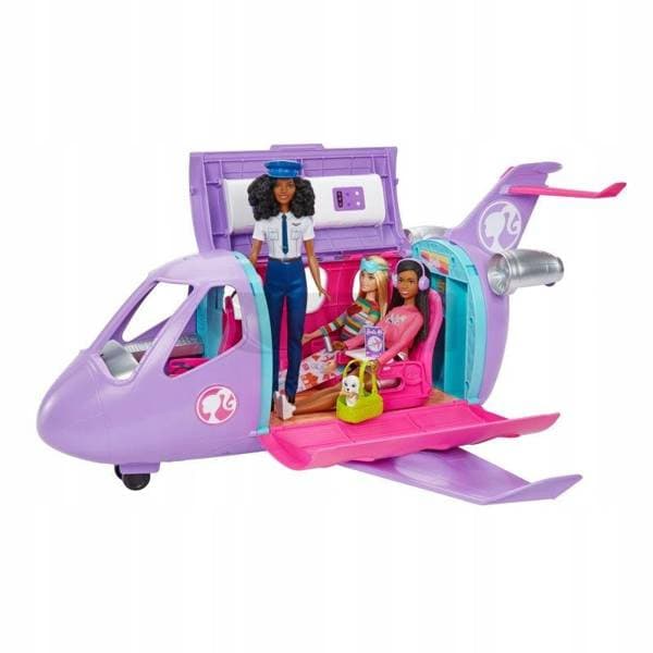 BARBIE FLYGÄVENTYR FLYGPLAN FÖR DOCKOR + DOCKA HCD49