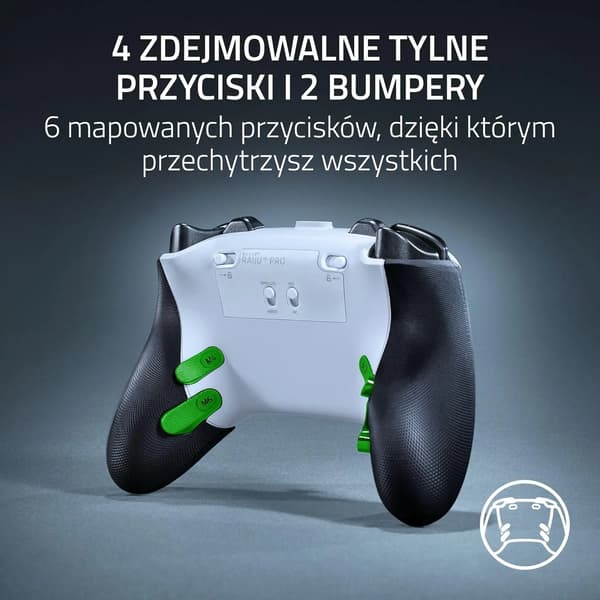 Razer Raiju V3 Pro Controller til PS5, PC Trådløs Hvid