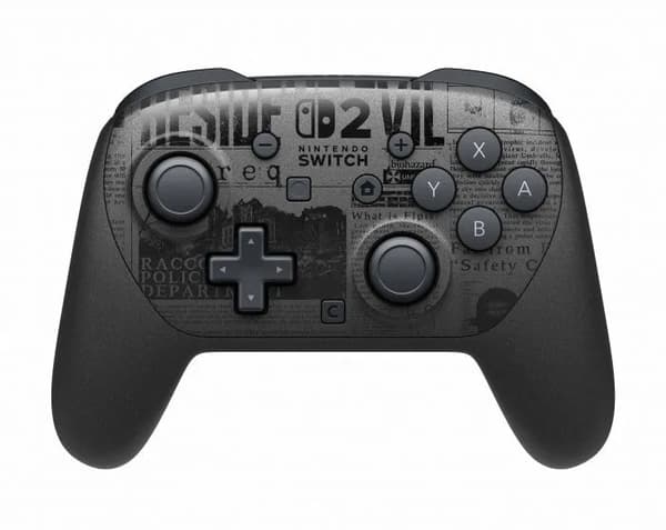 Nintendo Switch 2 Pro -ohjain Resident Evil Nintendo Switch 2:lle Langaton Musta