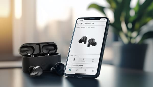 EPOS Adapt E1 ANC In-ear hovedtelefoner Sort