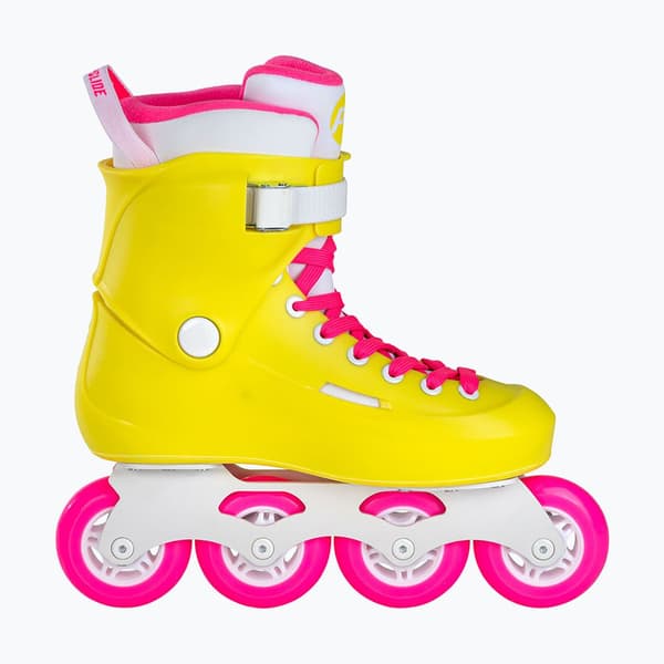 Powerslide Zoom neon gule rulleskøjter til kvinder Størrelse: 37-38 EU