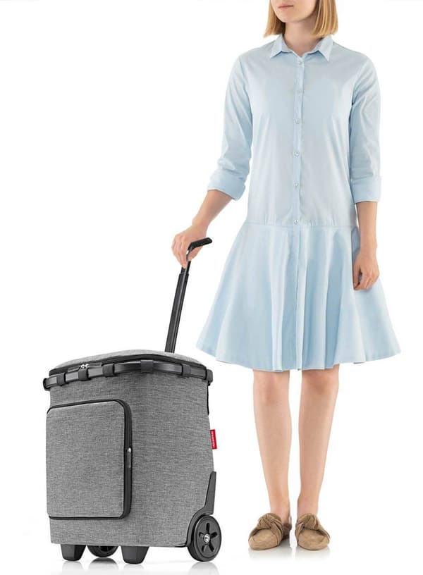 Reisenthel Carrycruiser Plus -ostoskassi - twist silver