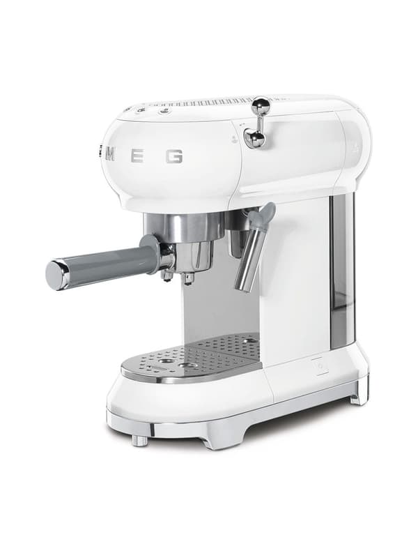 SMEG ECF01WHEU Kaffemaskin Vit