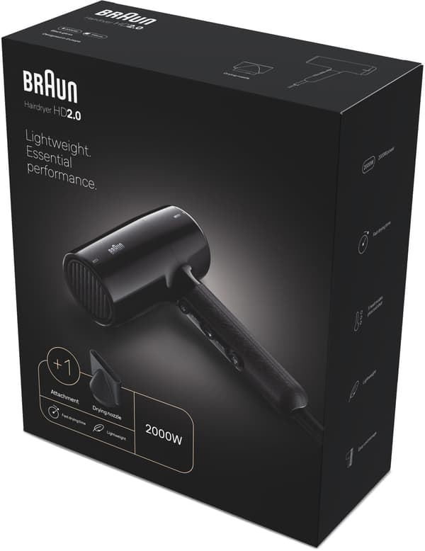 Hiustenkuivaaja BRAUN HD200E 2000W