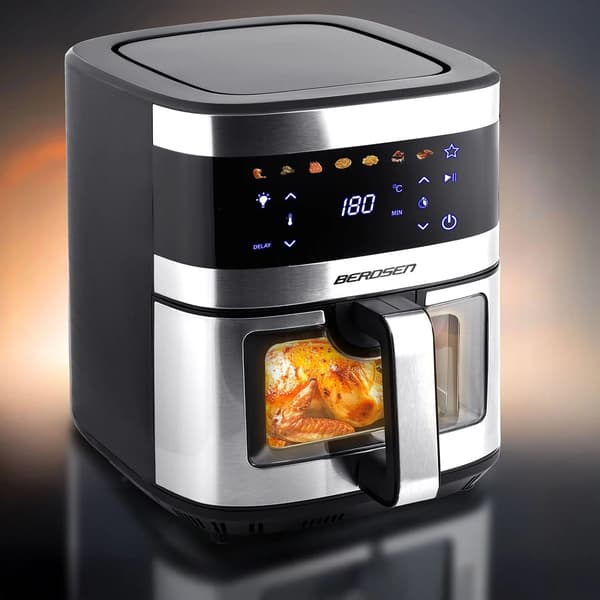 Airfryer BERDSEN BD-656 9.1l 7 forudindstillede programmer Sølv
