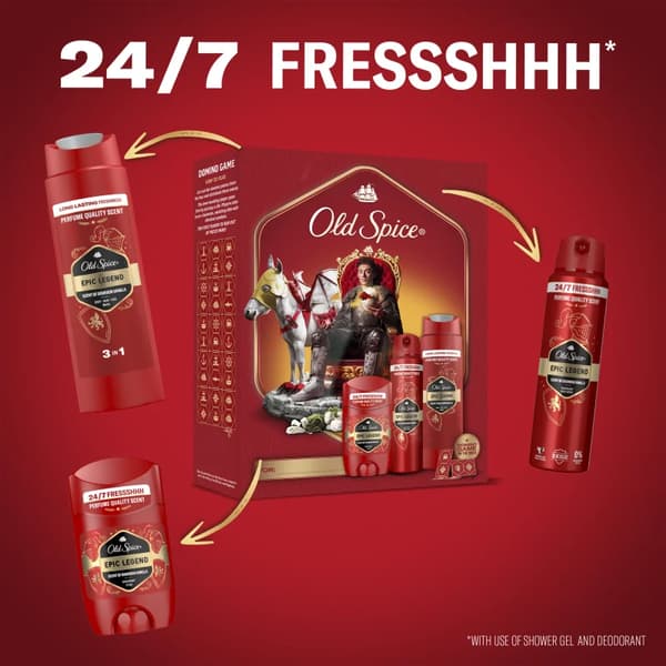 Old Spice Epic Legend Knight gavesæt til mænd