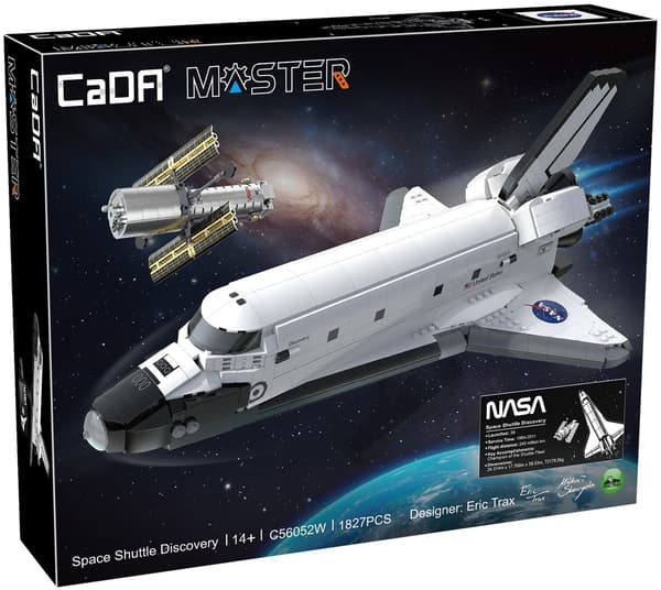 CADA Master NASA Discovery Space Shuttle plastikklodser C56052W