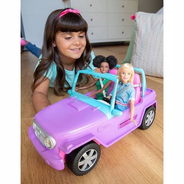 Barbie-docka Jeep strand GMT46