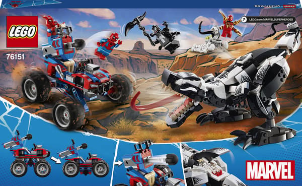 LEGO Marvel Spider-Man Venomosaurus-välienselvittely (76151)