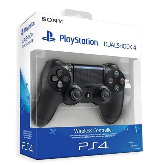 Sony DualShock 4 v2 -ohjain PS4:lle - langaton - musta