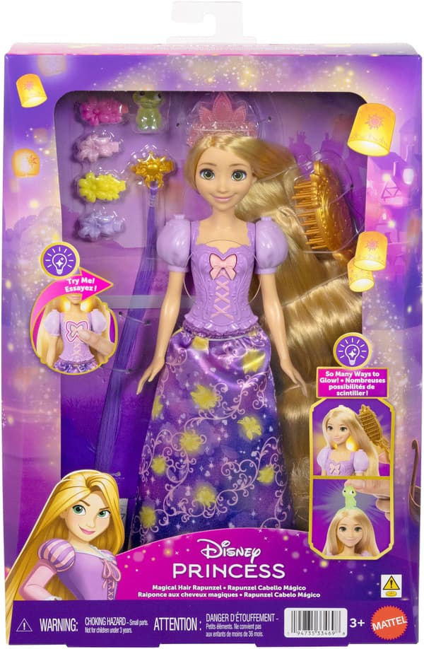 DISNEY PRINCESS Rapunzel Magiskt hår JHL46