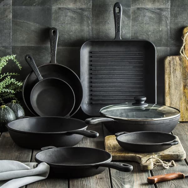 MAYSTERNYA IRON Støbejerns grillpande 28 x 28 cm