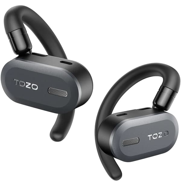 Tozo OpenBuds trådløse in-ear hovedtelefoner Bluetooth 5.3 Sort