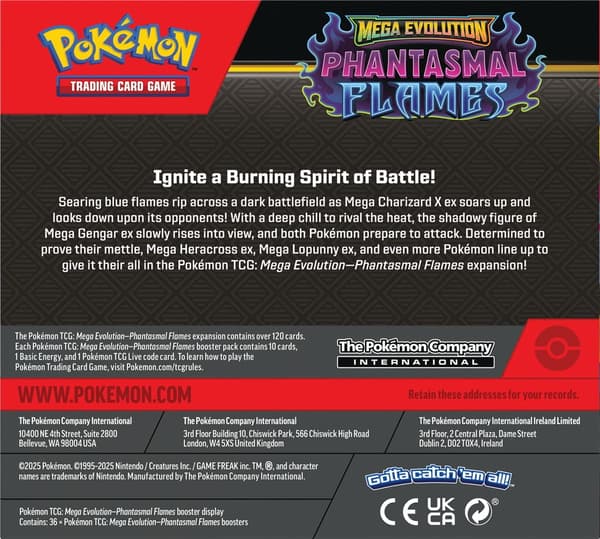 Pokemon TCG: Phantasmal Flames - Booster Box