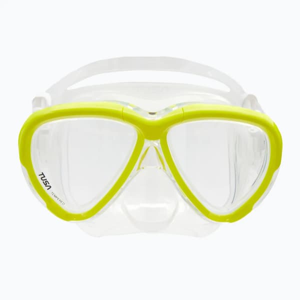 TUSA Intega dykmask vit/gul