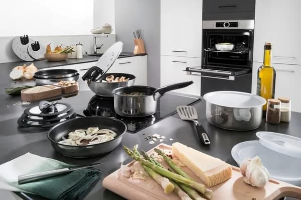 TEFAL Ingenio glaslåg sæt 6 dele