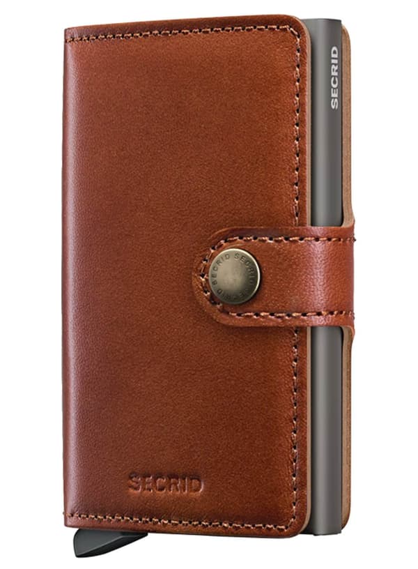 Secrid Miniwallet Texano RFID-taskulompakko - saddle