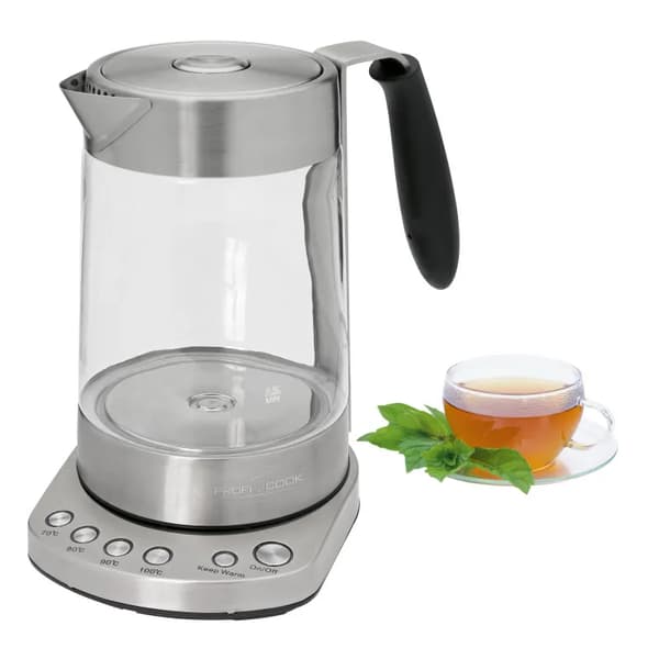 Vattenkokare ProfiCook PC-WKS 1020 G Silver