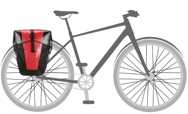 ORTLIEB BAKRE PACKVÄSKOR BACK-ROLLER XL RÖD-SVART 70+8L