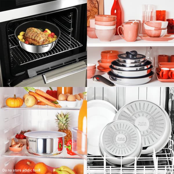 TEFAL Ingenio COOK EAT pannset (6 delar)